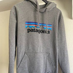 Patagonia Hoodie Pullover Gray Pullover Medium